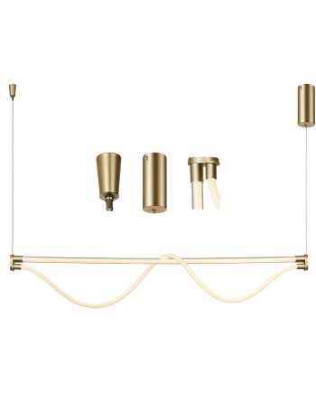 FUGAZ * LÁMPARA LED 38W - PINTURA ORO